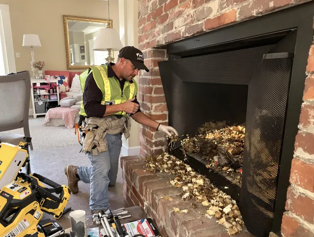 Safe screening installation by Rancho Cucamonga Chimney Sweep in Rancho Cucamonga, CA