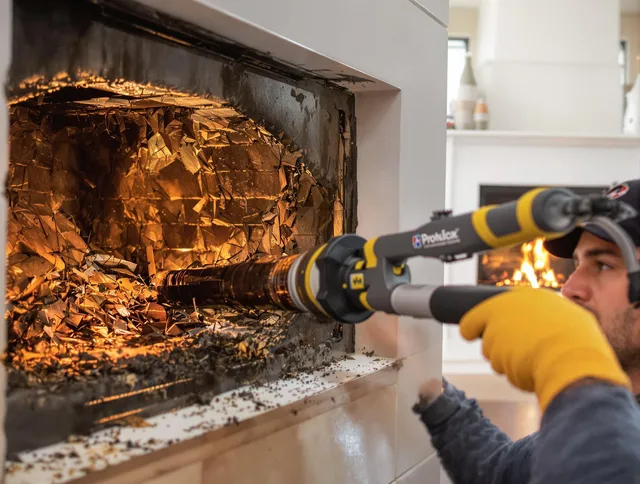 Professional chimney cleaning by Rancho Cucamonga Chimney Sweep in Rancho Cucamonga, CA