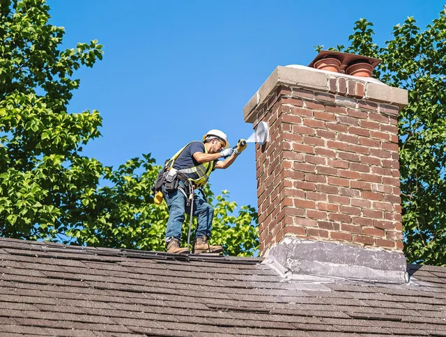 Rancho Cucamonga Chimney Sweep performing an inspection with advanced tools in Rancho Cucamonga, CA