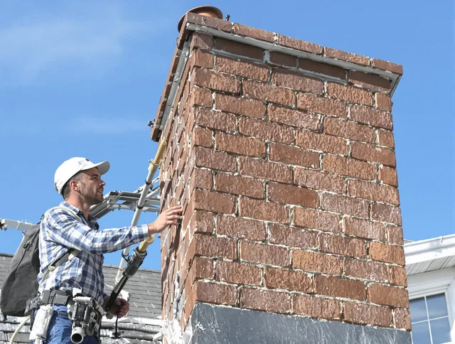 Brickwork for a chimney rebuild by Rancho Cucamonga Chimney Sweep in Rancho Cucamonga, CA