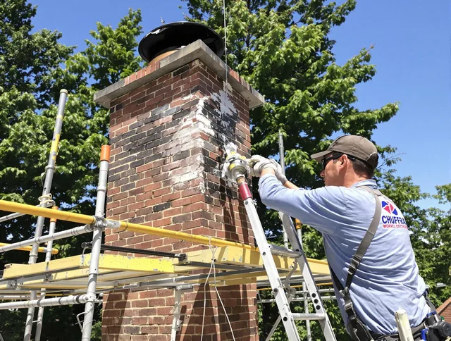 Structural chimney repair by Rancho Cucamonga Chimney Sweep in Rancho Cucamonga, CA