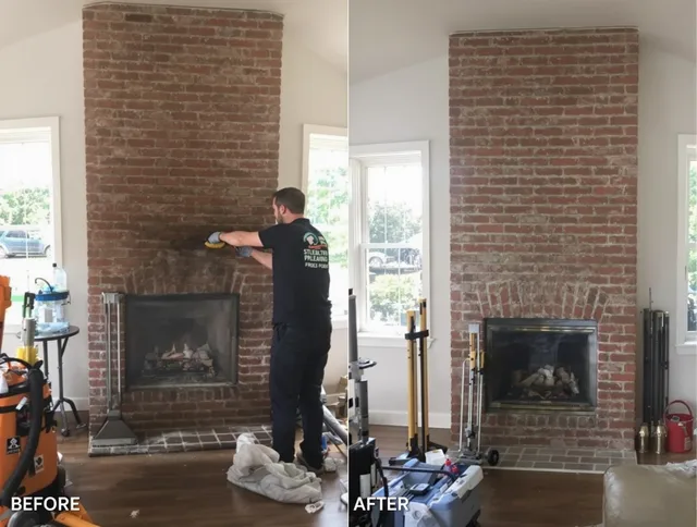 Finished chimney sweeping service by Rancho Cucamonga Chimney Sweep in Rancho Cucamonga, CA