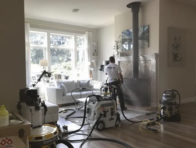 Soot removal service by Rancho Cucamonga Chimney Sweep for a fireplace in Rancho Cucamonga, CA